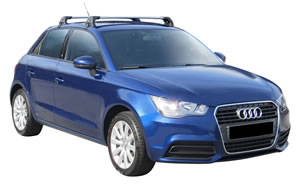 Audi A1 roof racks vehicle pic